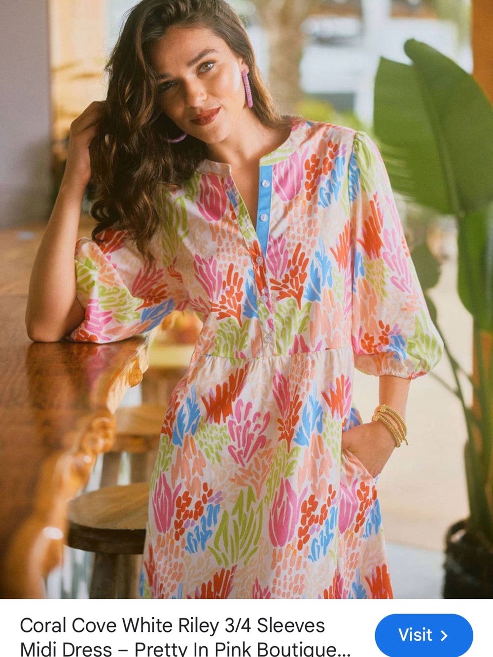Mary Square Coral Cove Riley Dress